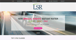 Desktop Screenshot of lsrinc.org
